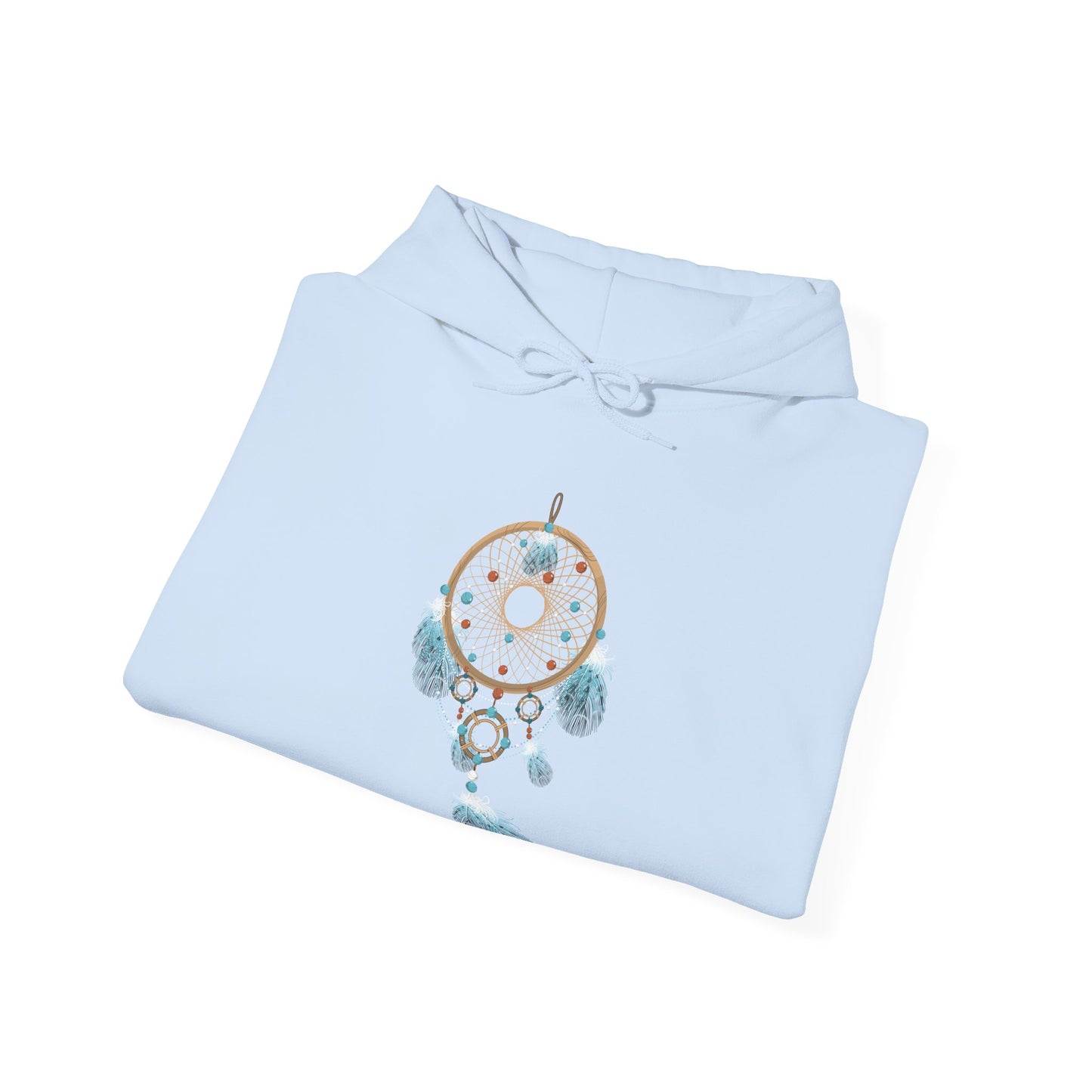 Turquoise and Brown Dream Catcher Hoodie