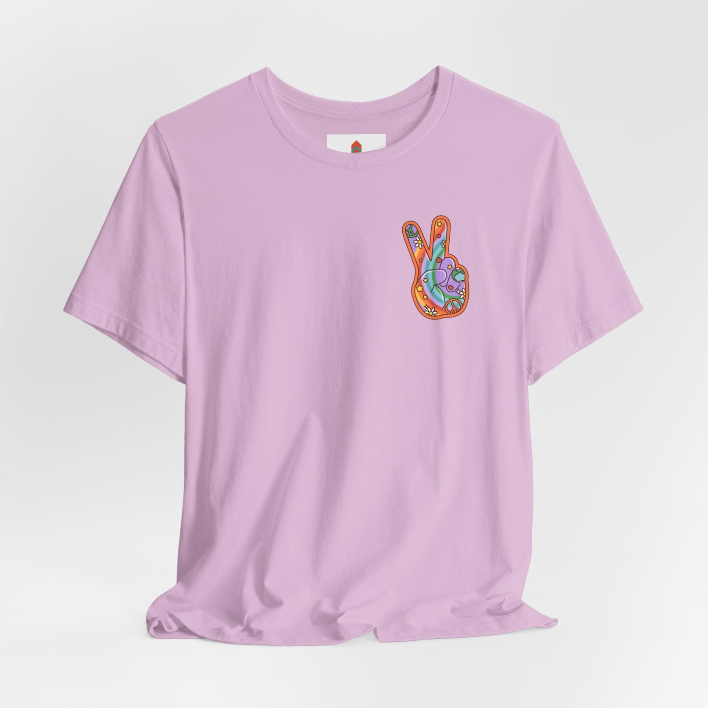 Hippie Peace Hand Sign T-shirt