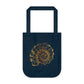 Spiral of Life Shell Organic Canvas Tote Bag