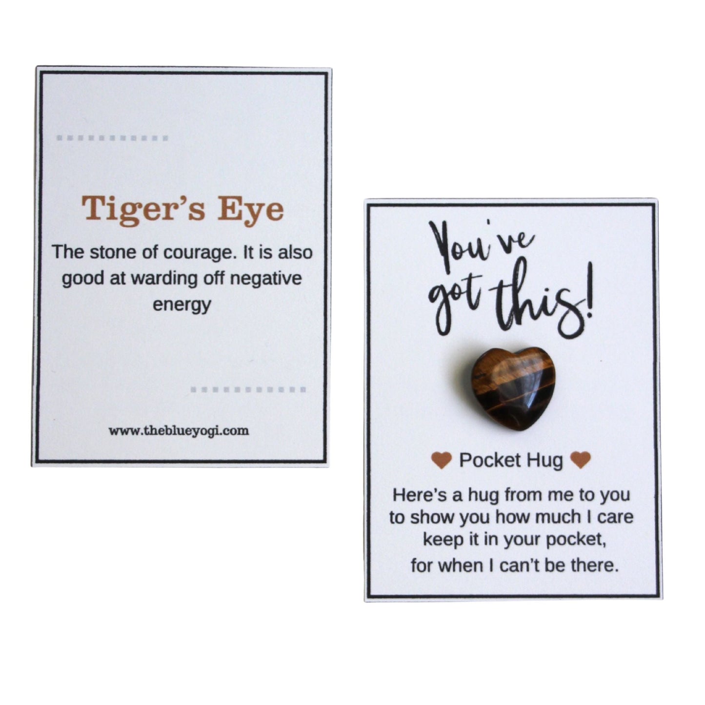 Tiger's Eye Natural Gemstone Pocket Hugs