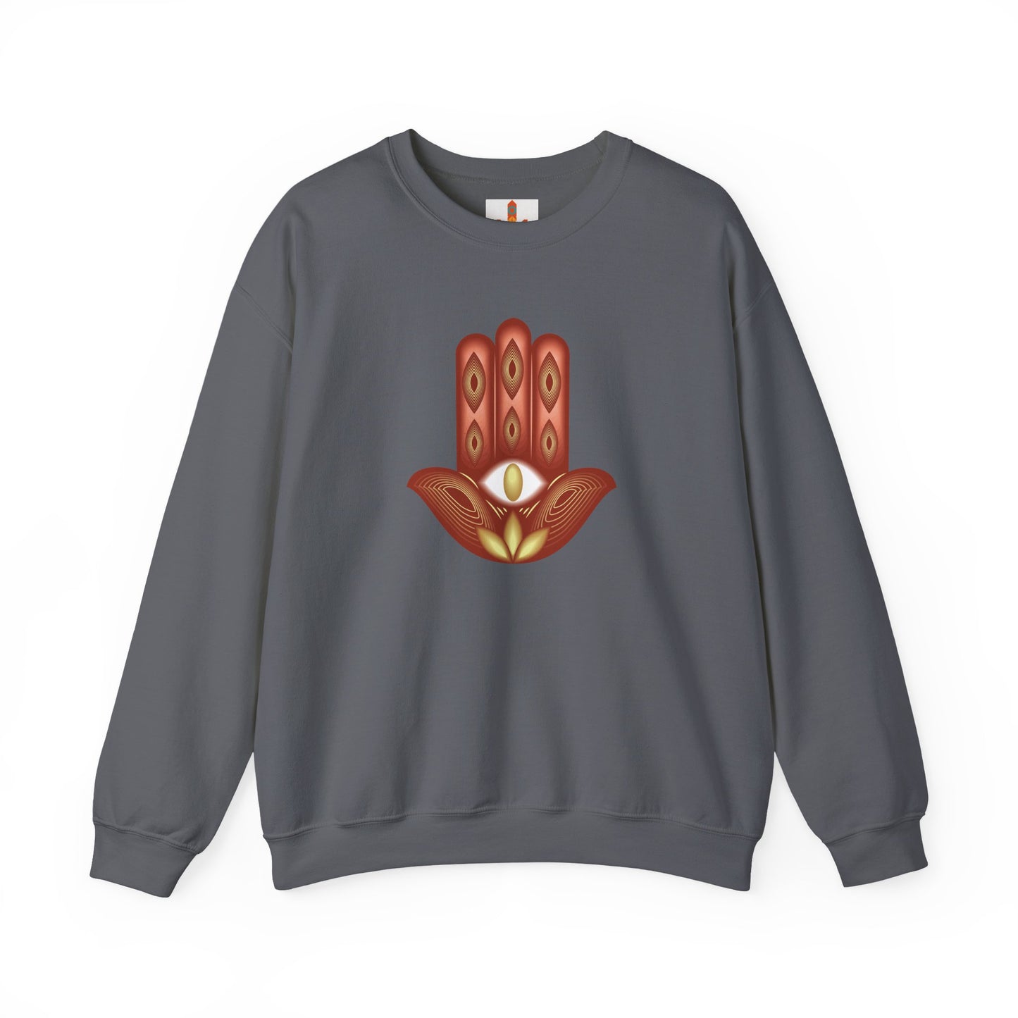 Colorful Hamsa Lotus Sweatshirt