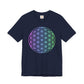 Blue and Green Flower of Life T-shirt