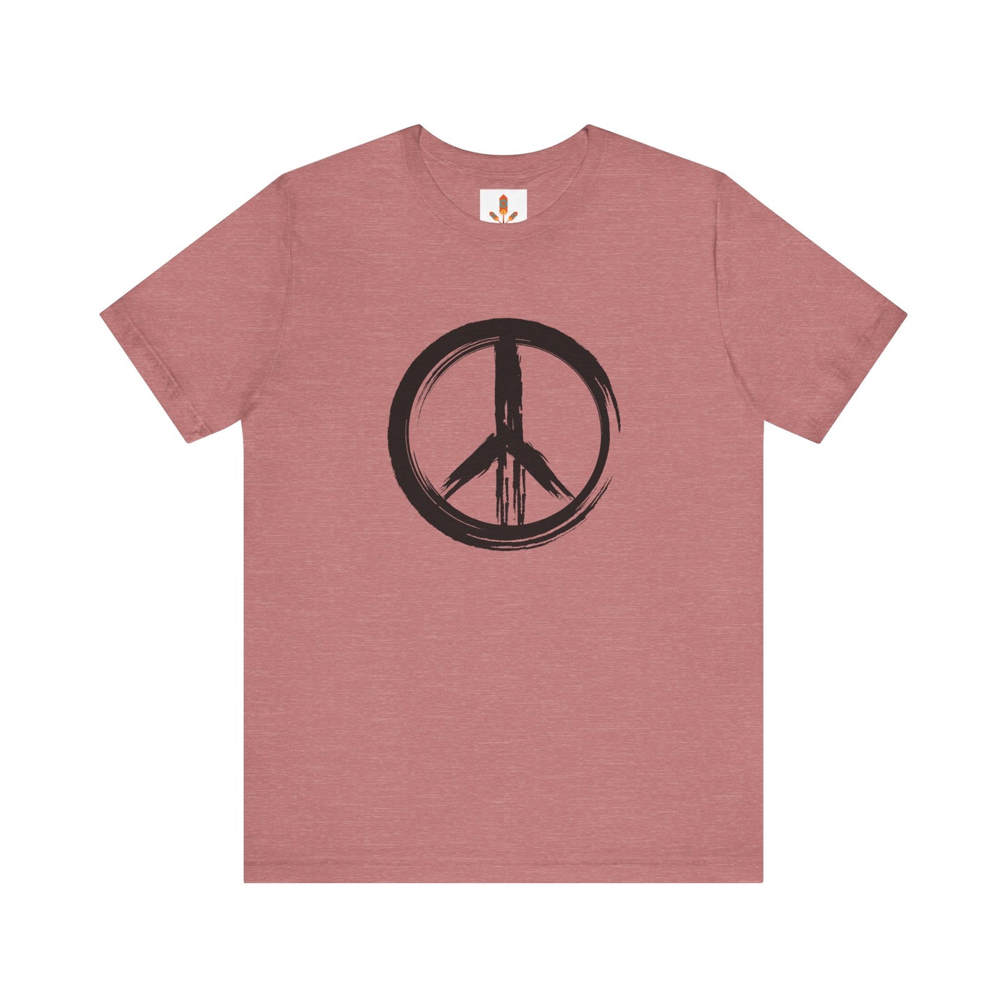 Brush Strokes Peace Sign T-shirt