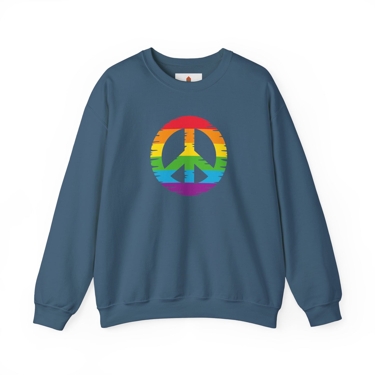 Rainbow Peace Sign Sweatshirt