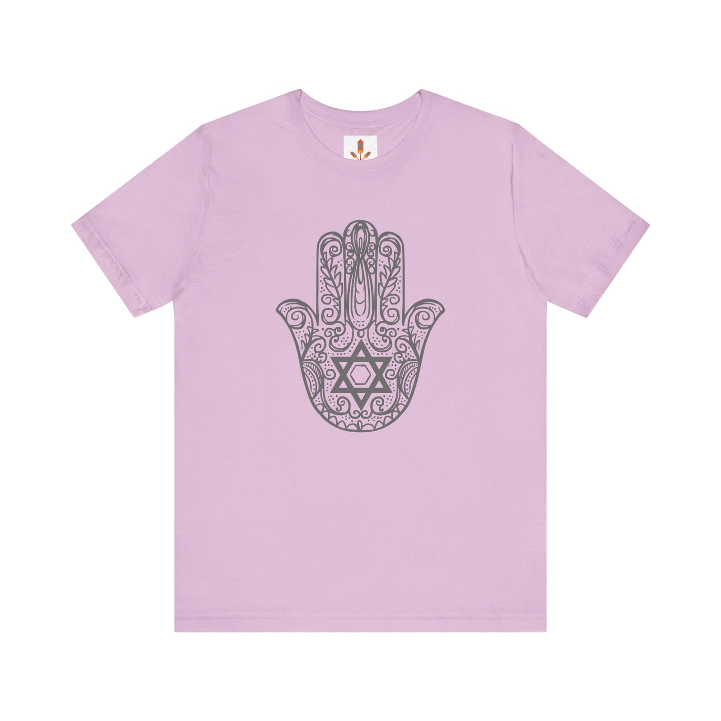 Intricate Hamsa Hand with Star of David T-shirt