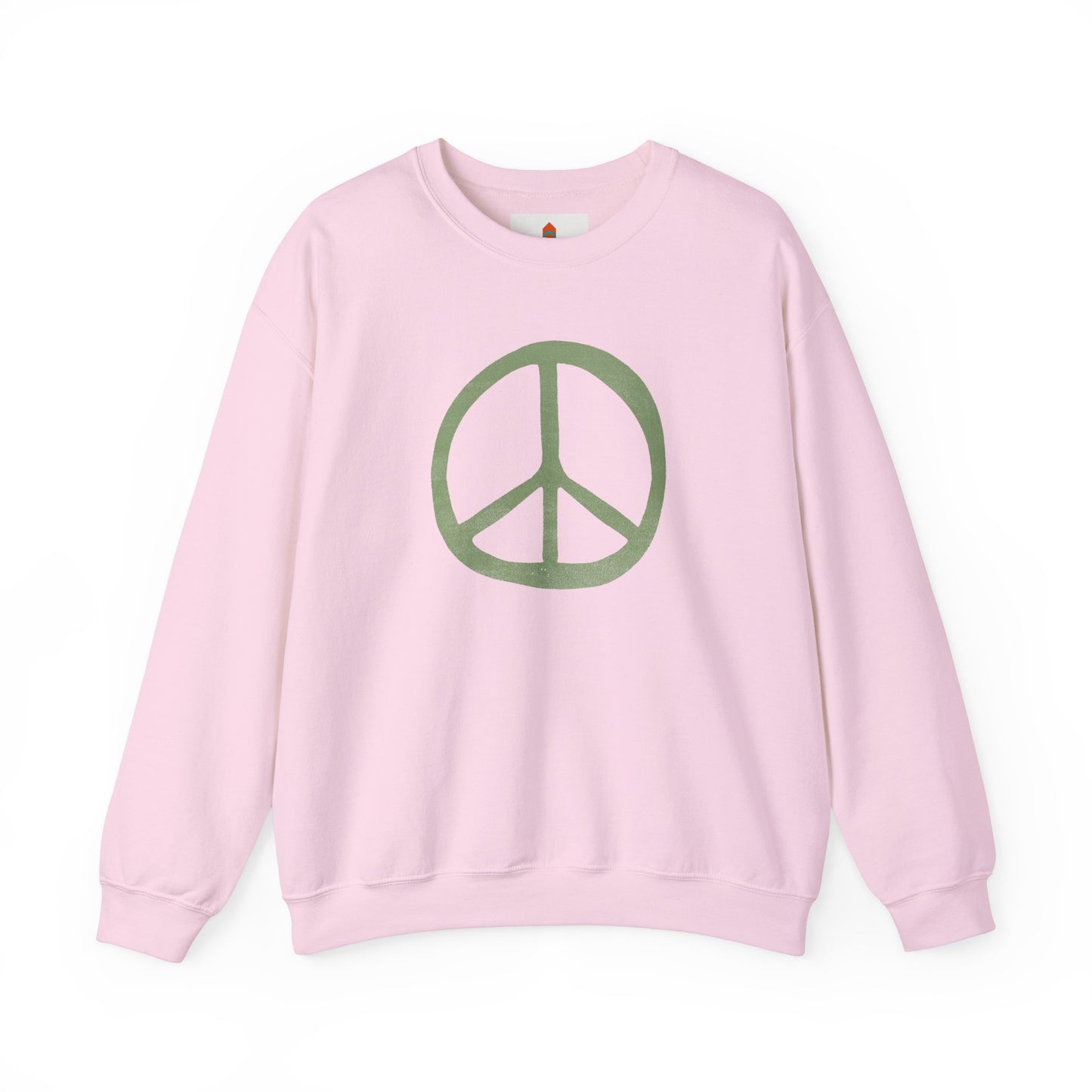 Green Peace Sign Sweatshirt