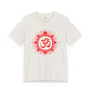 Red Om Lotus Design T-shirt