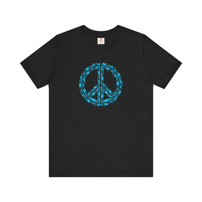 Peace Sign with Water Design T-shirt