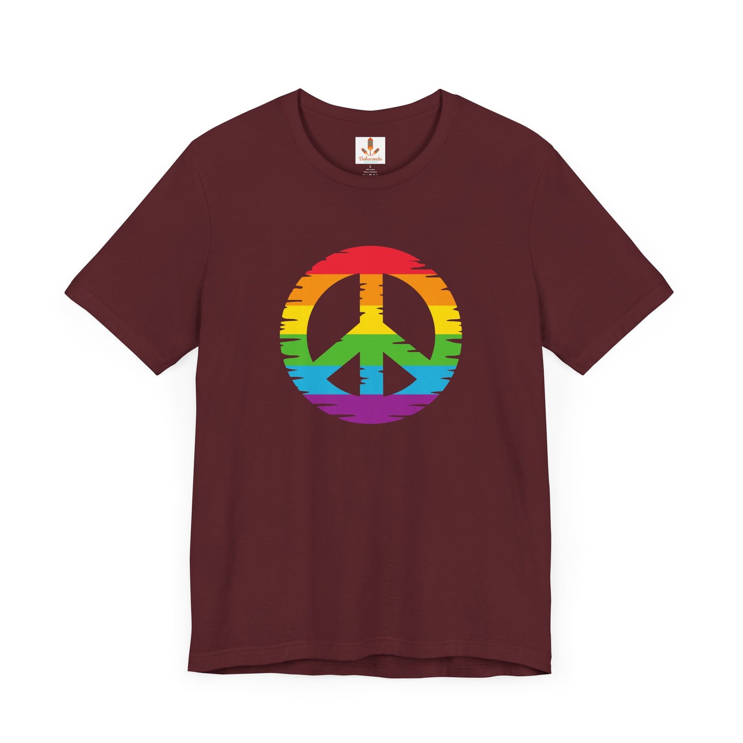 Rainbow Peace Sign T-shirt