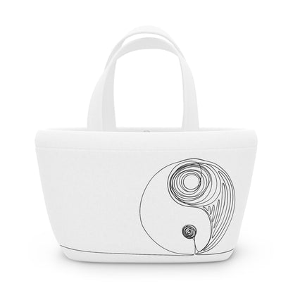 Minimalistic Yin Yang Drawing Bag