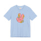 Peace Hand Sign with Flowers T-shirt