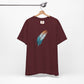 Blue and White Feather T-shirt