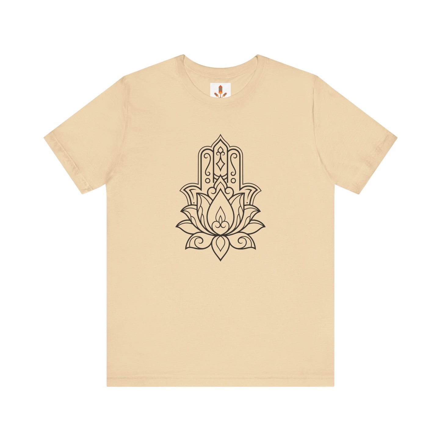 Hamsa Lotus Design T-shirt