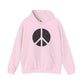 Simple Peace Sign Design Hoodie