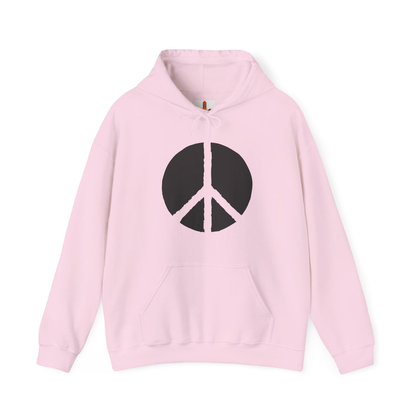 Simple Peace Sign Design Hoodie