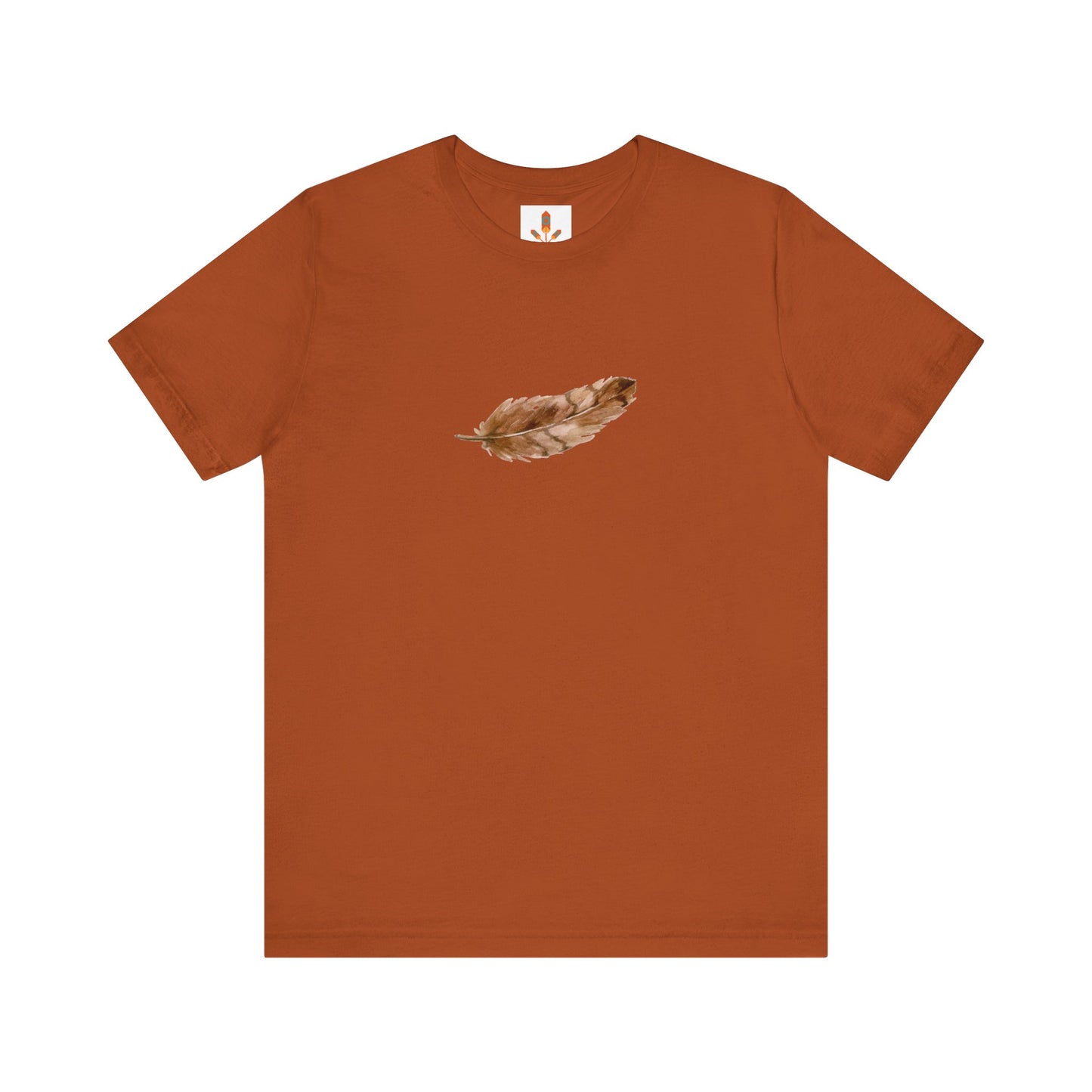 Brown Feather T-shirt