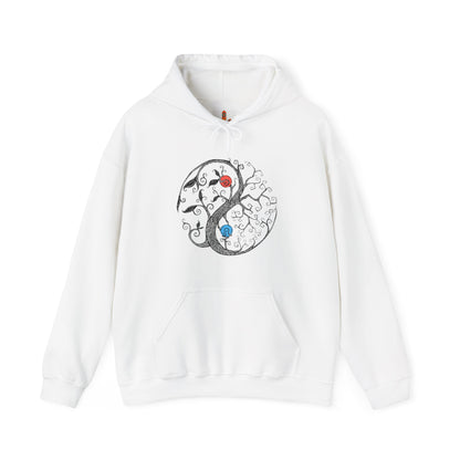 Tree of Life Yin Yang Hoodie