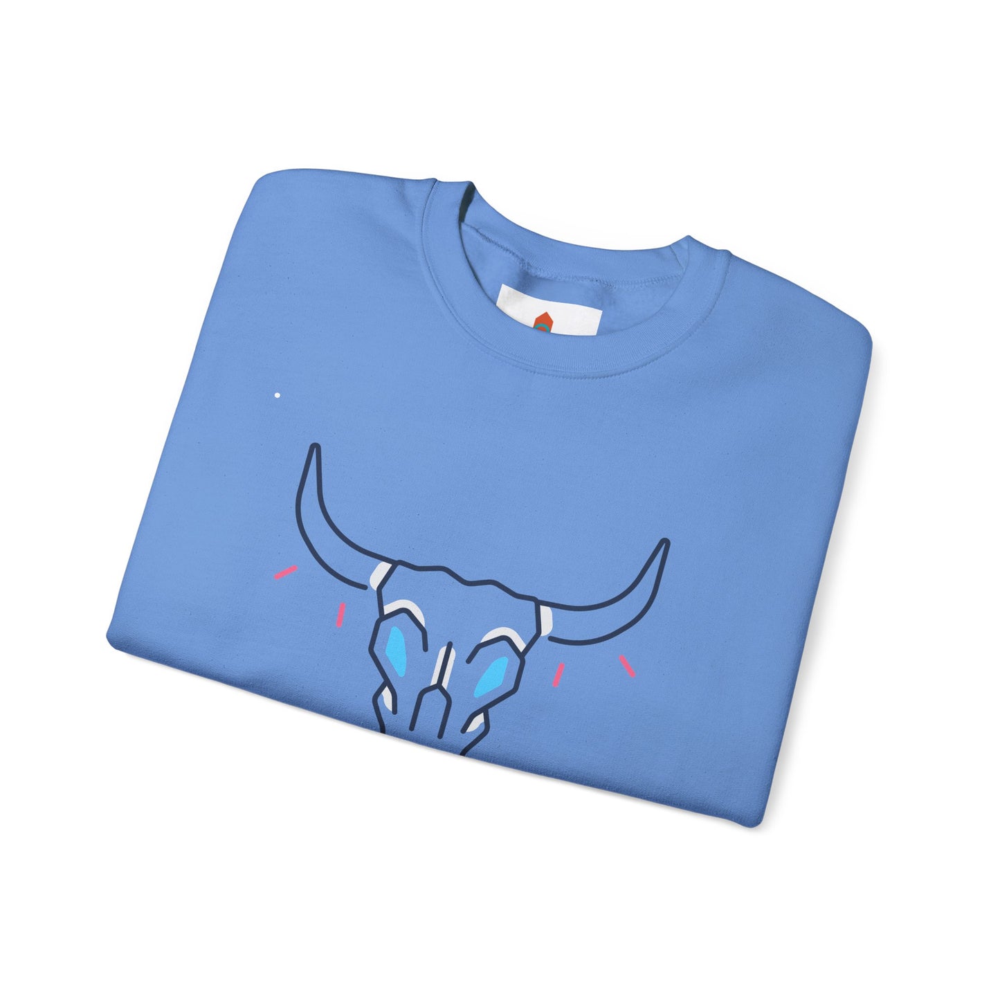 Buffalo Skull Drawing Sweatshirt