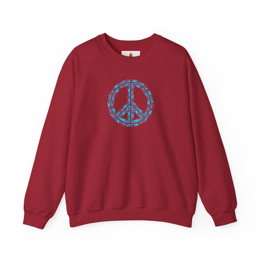 Peace Sign with Water Design Sweatshirt