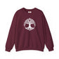 White Celtic Tree of Life Design Sweatshirt