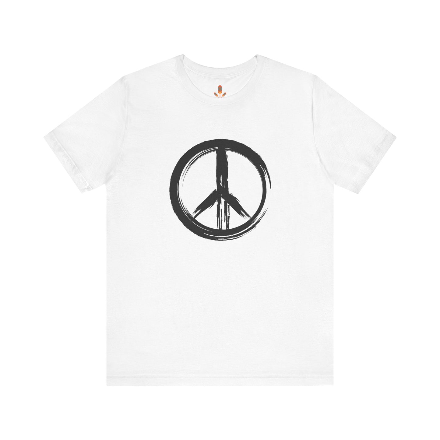 Brush Strokes Peace Sign T-shirt