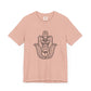 Hamsa Hand with Lotus Design T-shirt