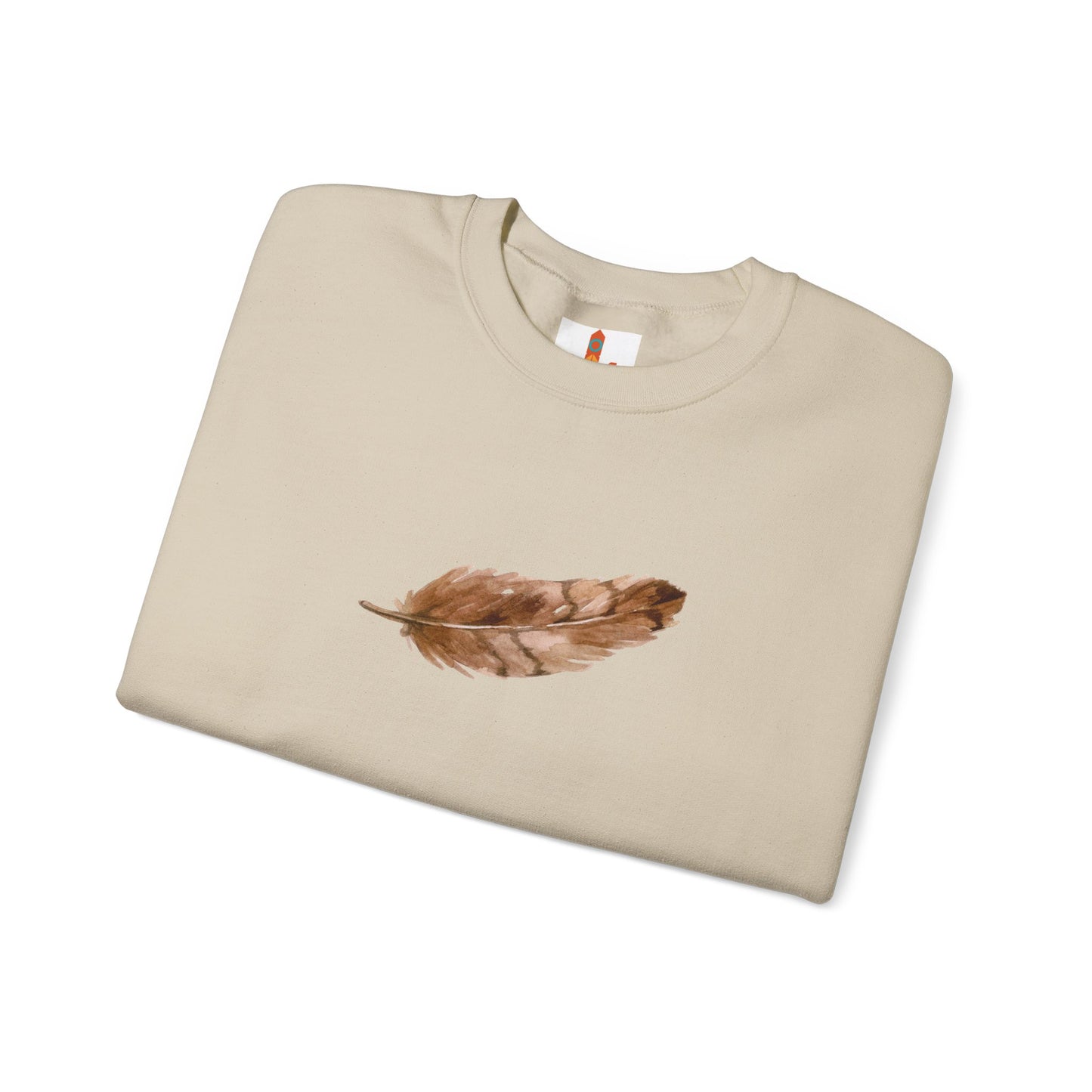 Brown Feather Sweatshirt