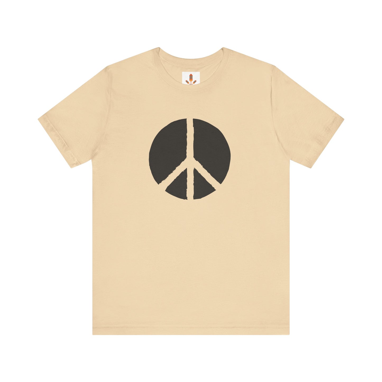 Simple Peace Sign Design T-shirt