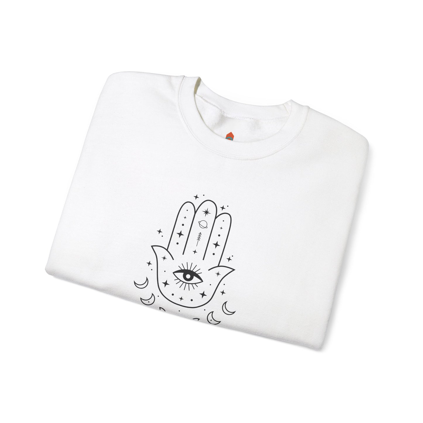 Hamsa Hand with Eye and Moon Sweatshirt