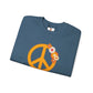 Peace Sign with Flowers Sweatshirt