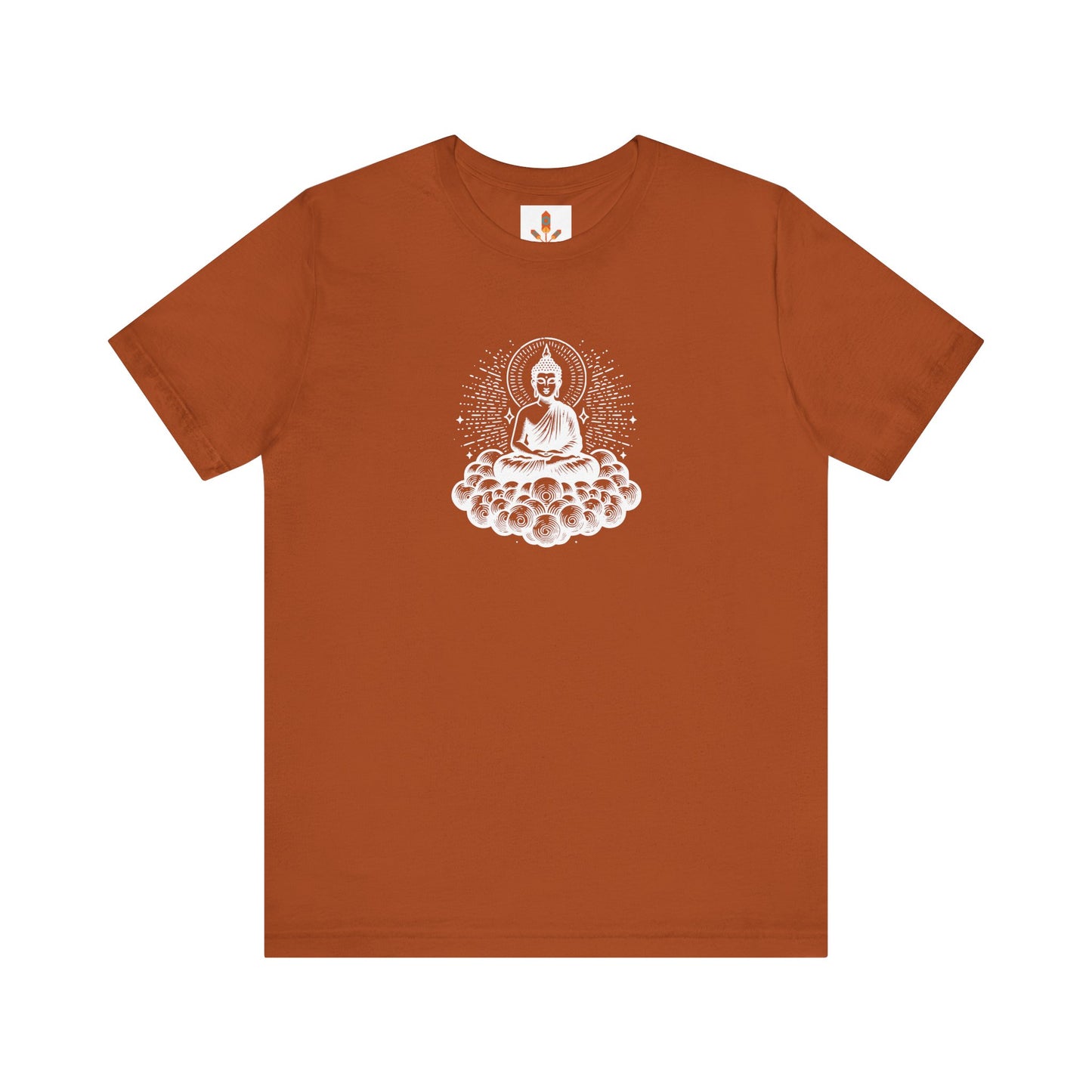 White Buddha Art T-shirt