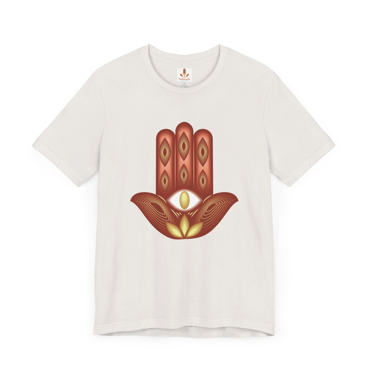 Colorful Hamsa Lotus T-shirts