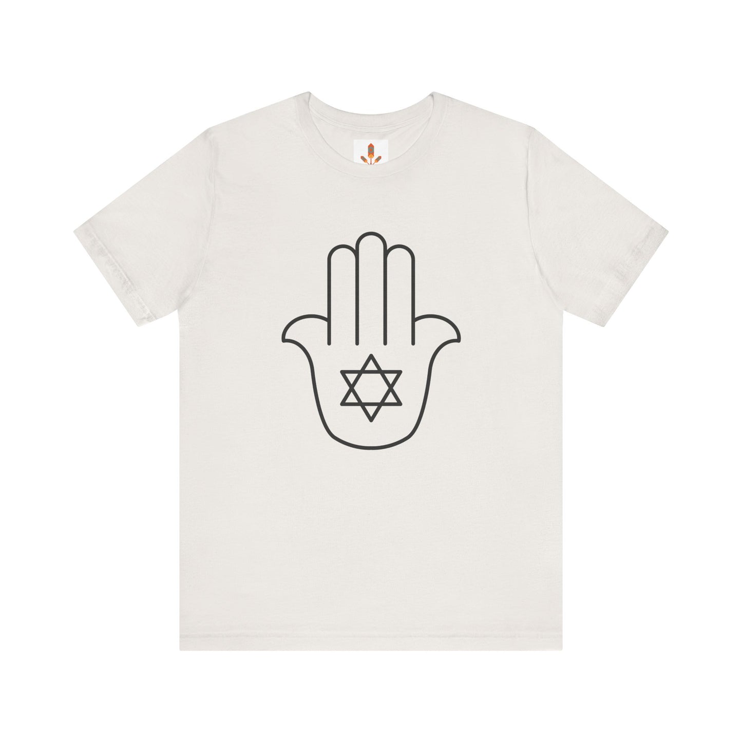 Simple Star of David in Hamsa Hand T-shirt