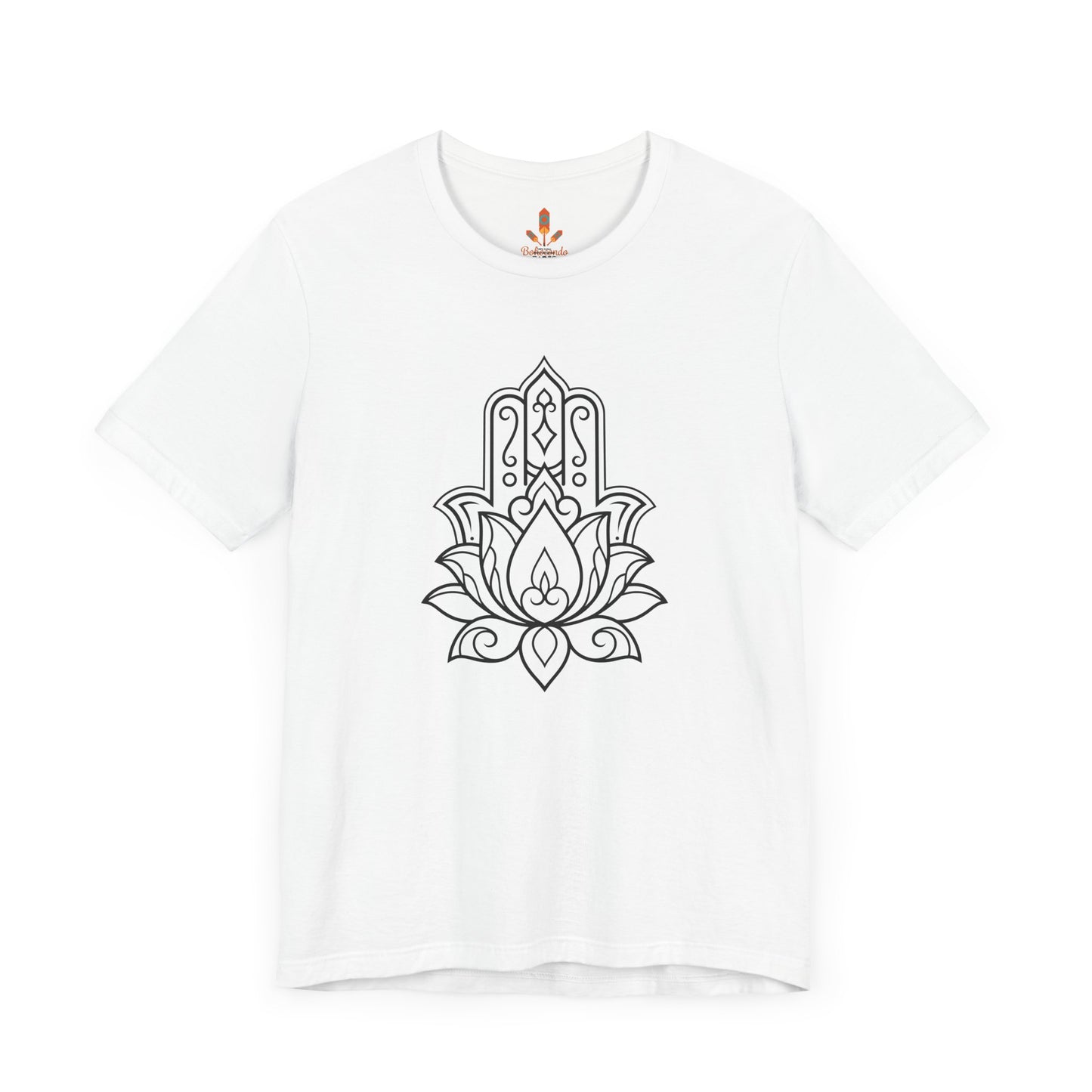 Hamsa Lotus Design T-shirt