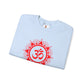 Red Om Lotus Design Sweatshirt