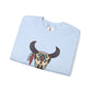 Buffalo Skull with Native Patterns Sweatshirt