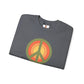 Retro Peace Sign Design Sweatshirt