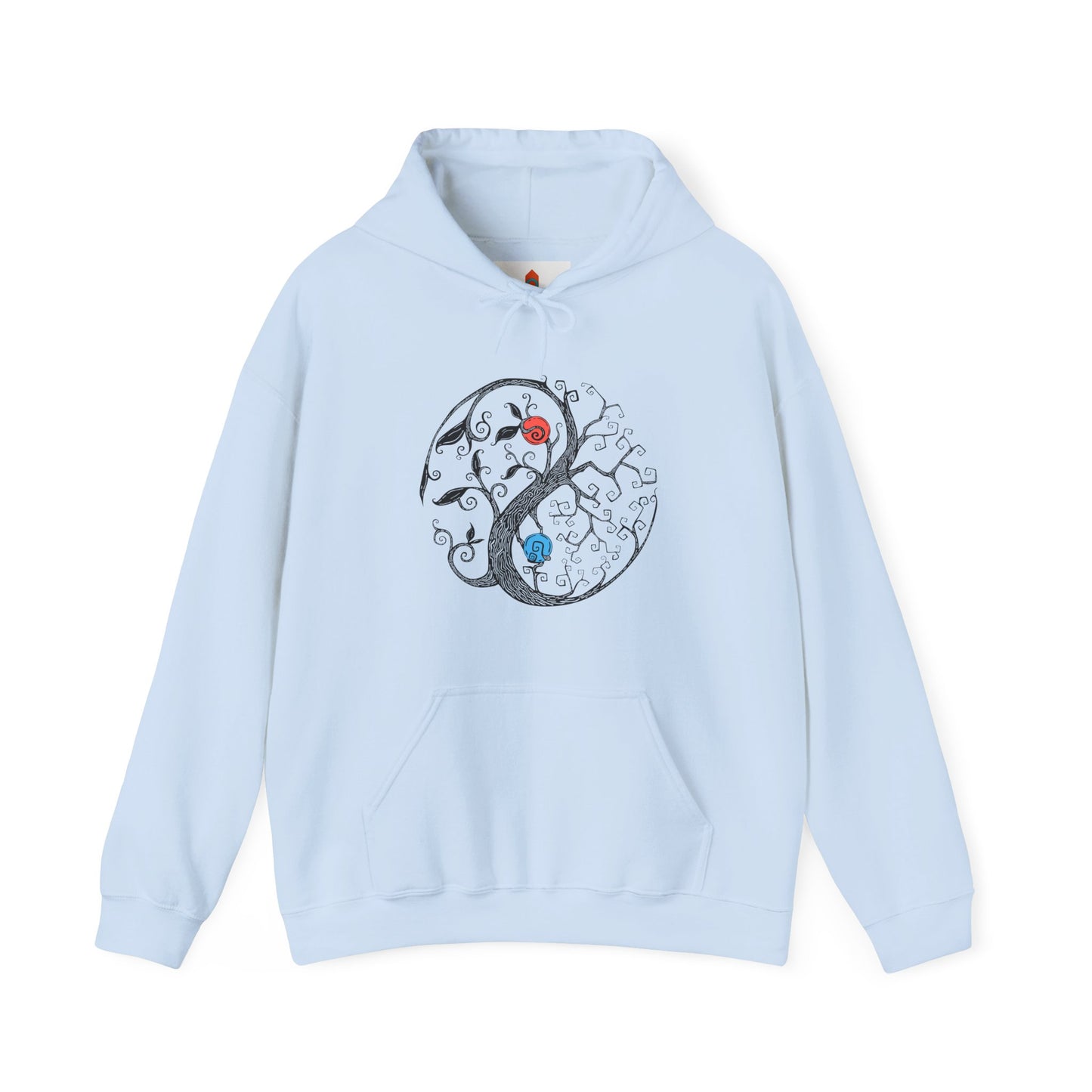 Tree of Life Yin Yang Hoodie