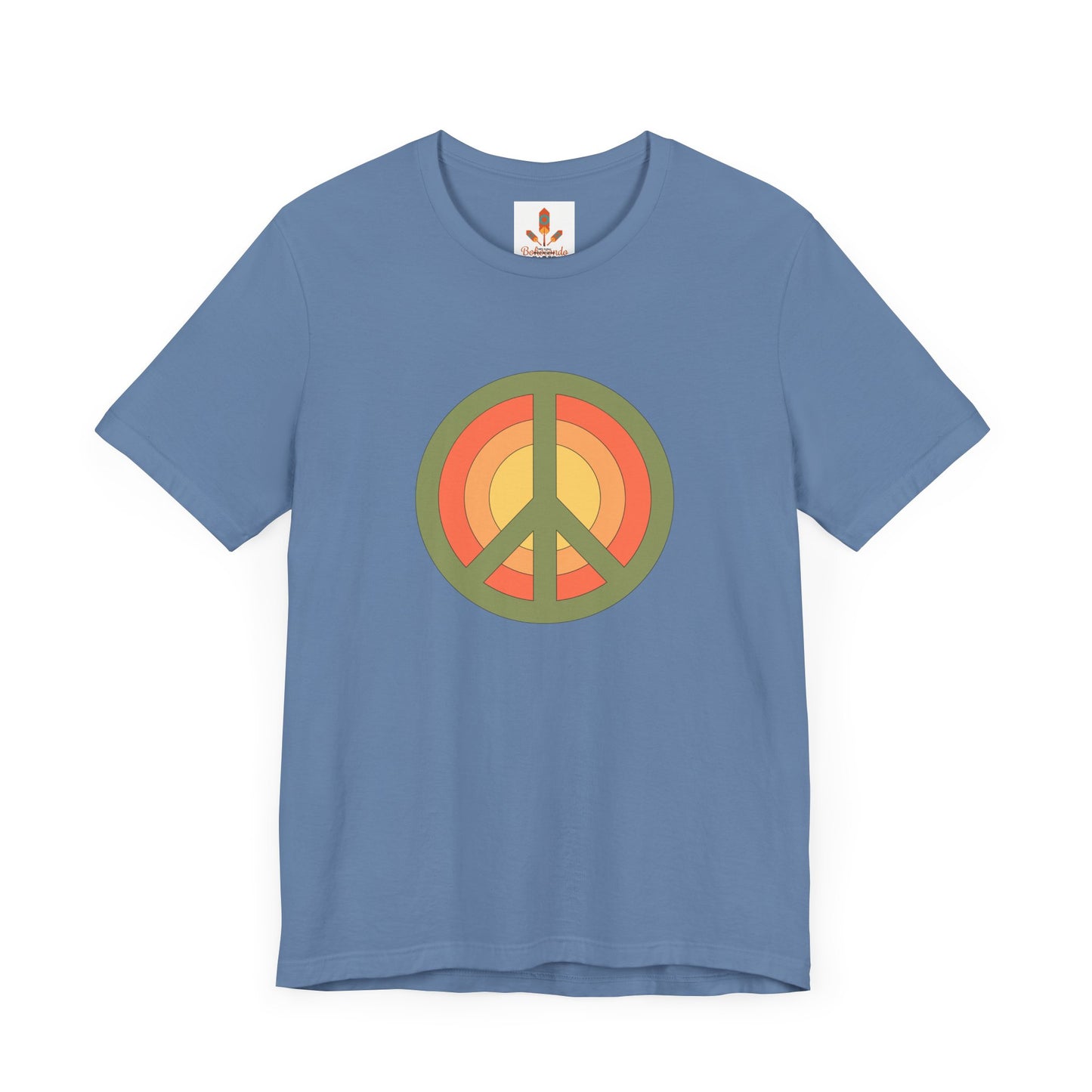 Retro Peace Sign Design T-shirt