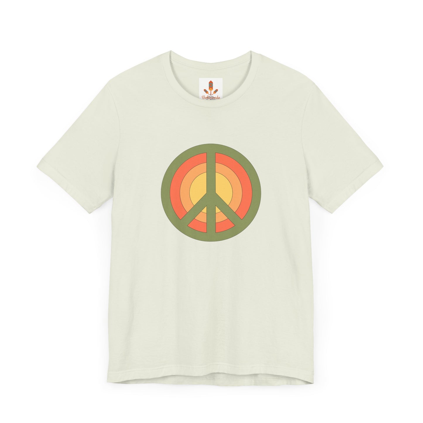 Retro Peace Sign Design T-shirt