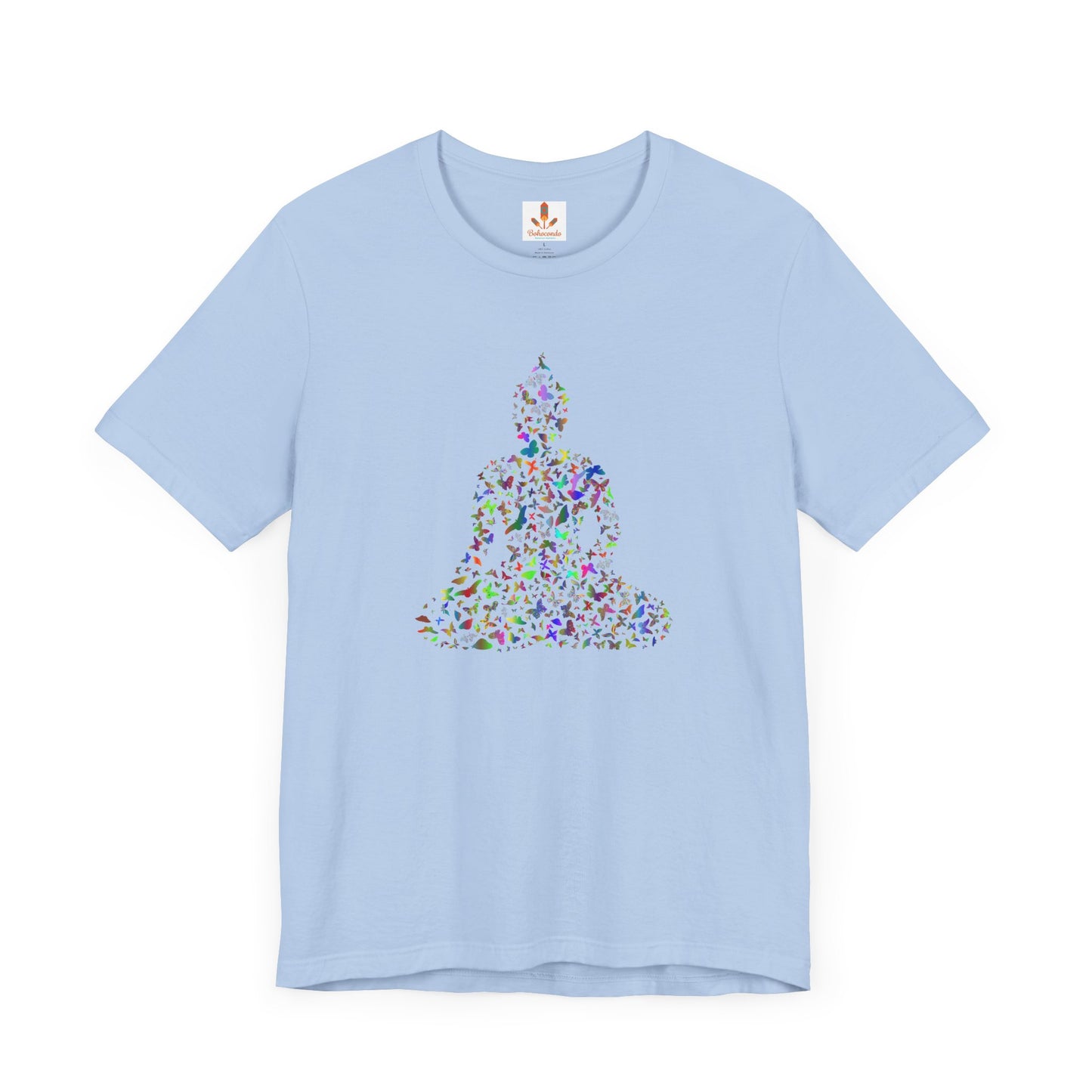 Colorful Buddha Design T-shirt