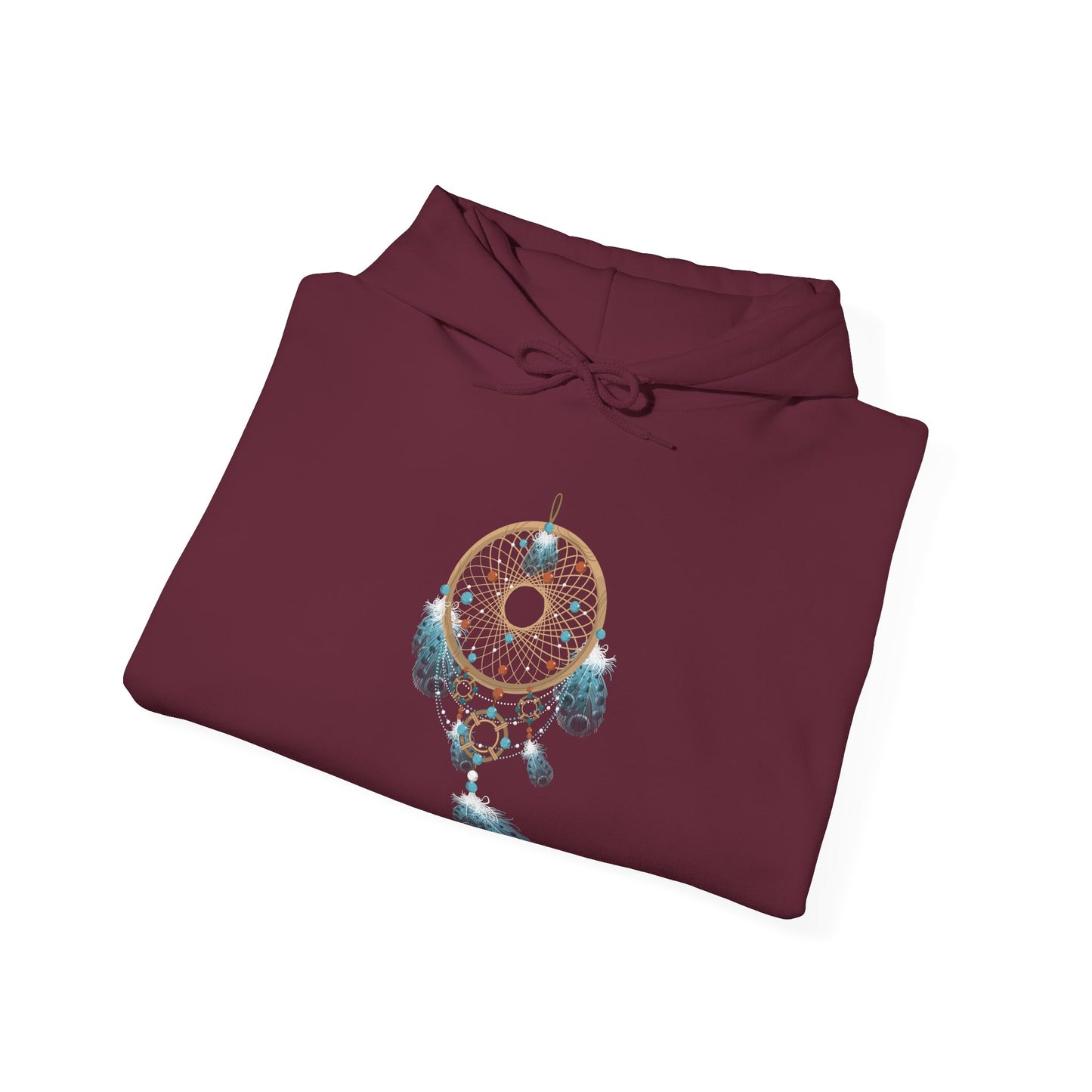 Turquoise and Brown Dream Catcher Hoodie