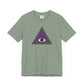 White Evil Eye and Pyramid T-shirt