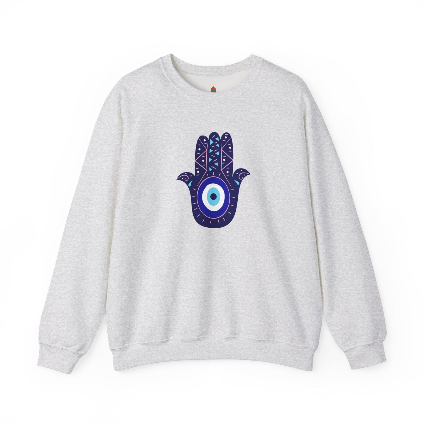 Blue Hamsa Hand Sweatshirt