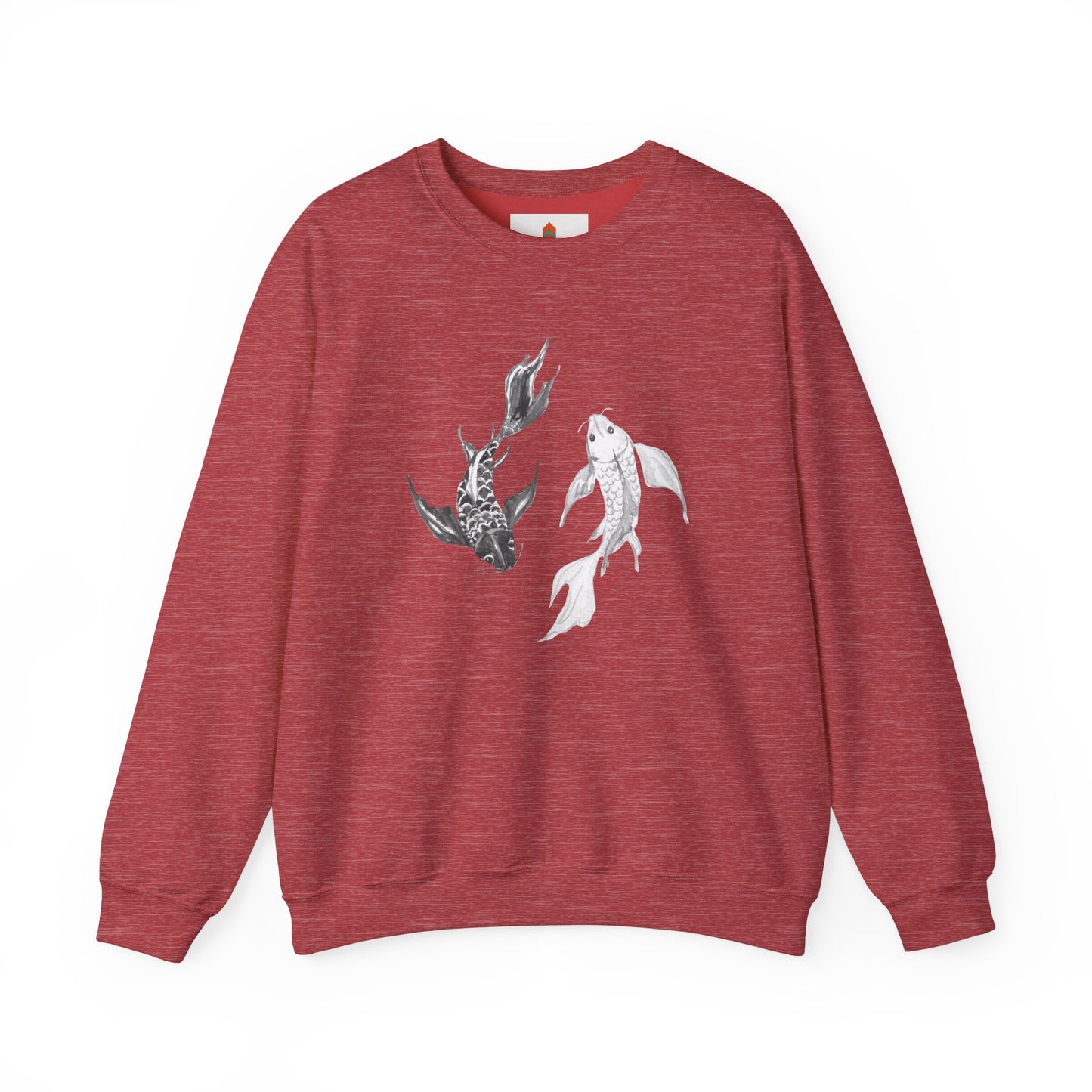 Koi Fish Yin and Yang Sweatshirt