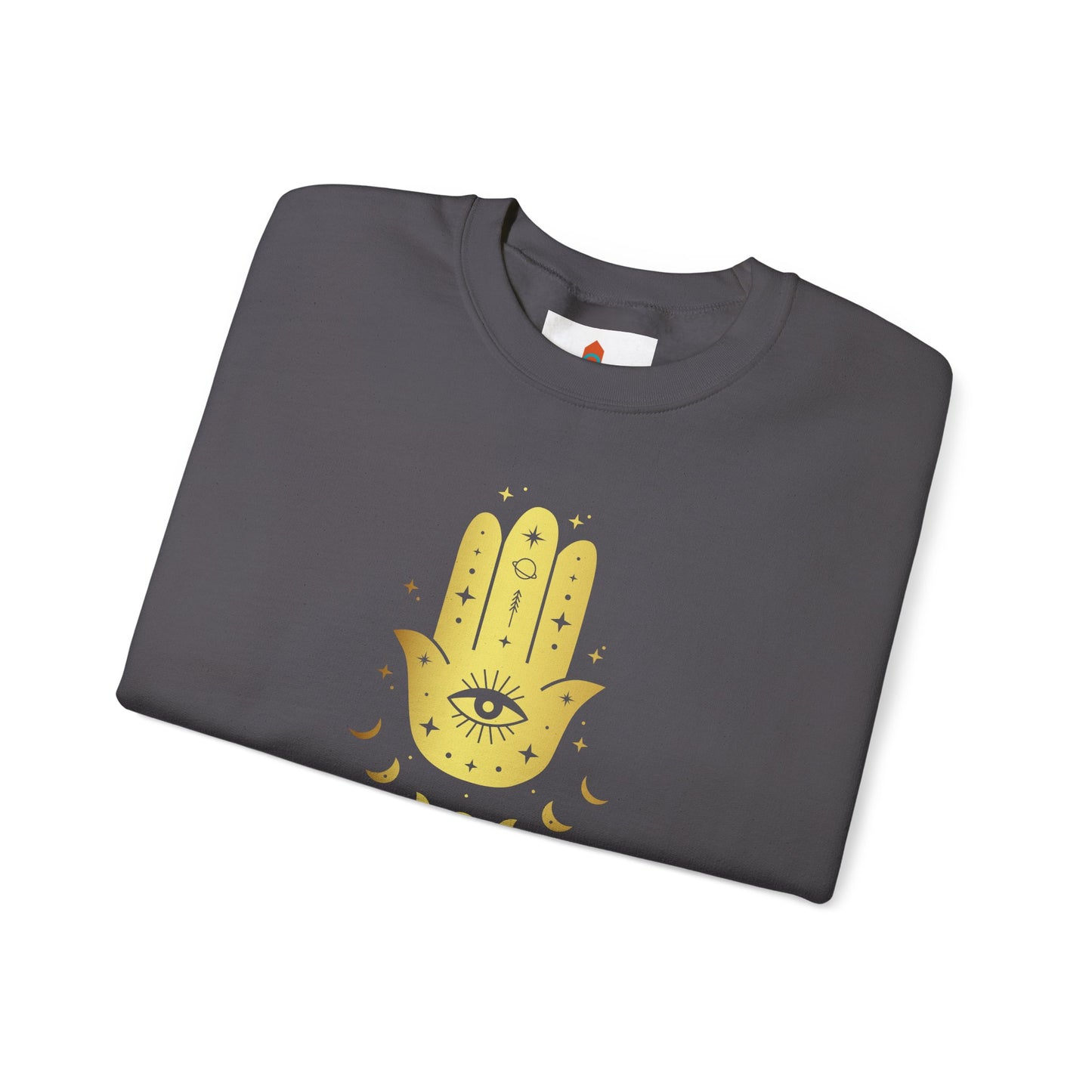 Golden Hamsa Hand with Eye Sweatshirt