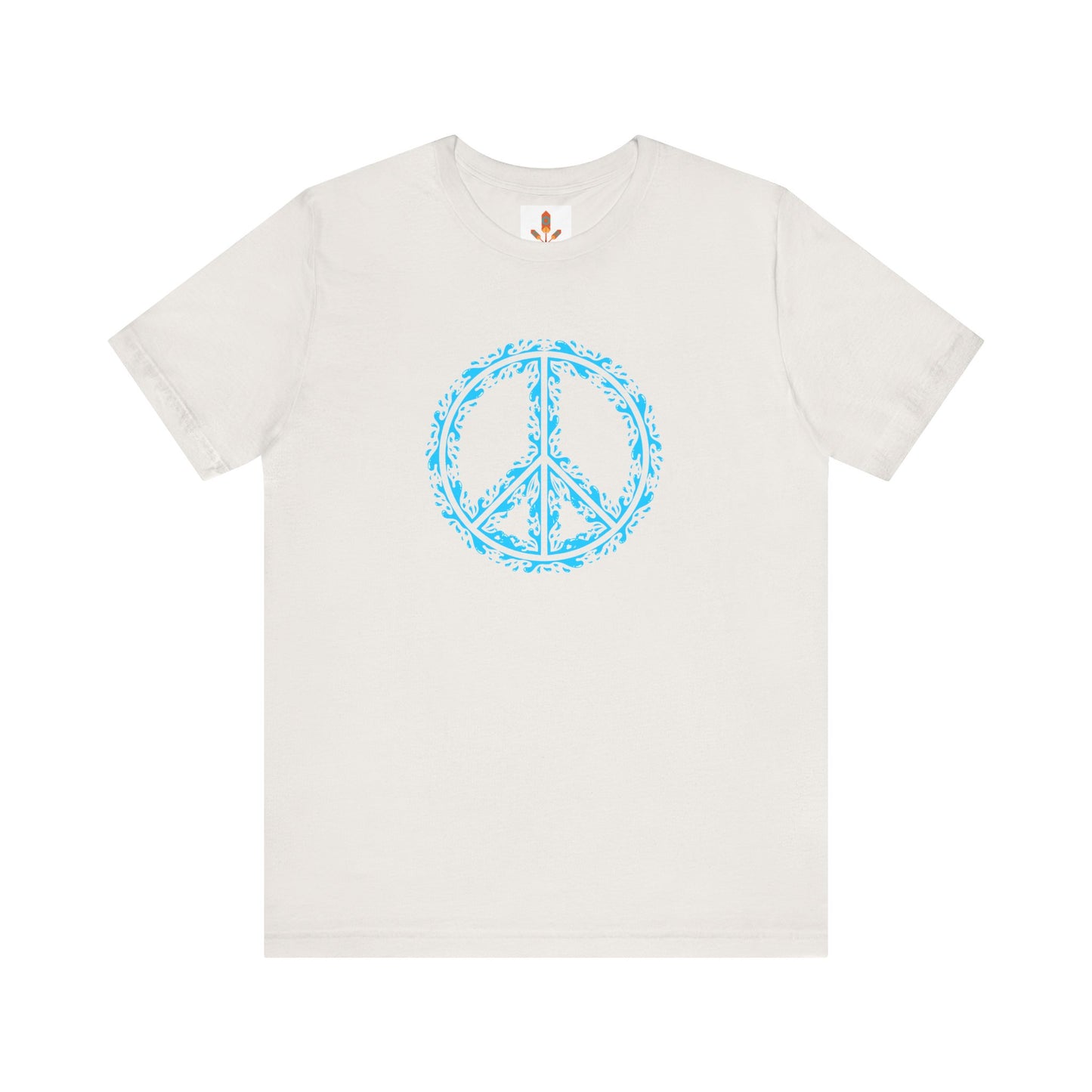 Peace Sign with Water Design T-shirt