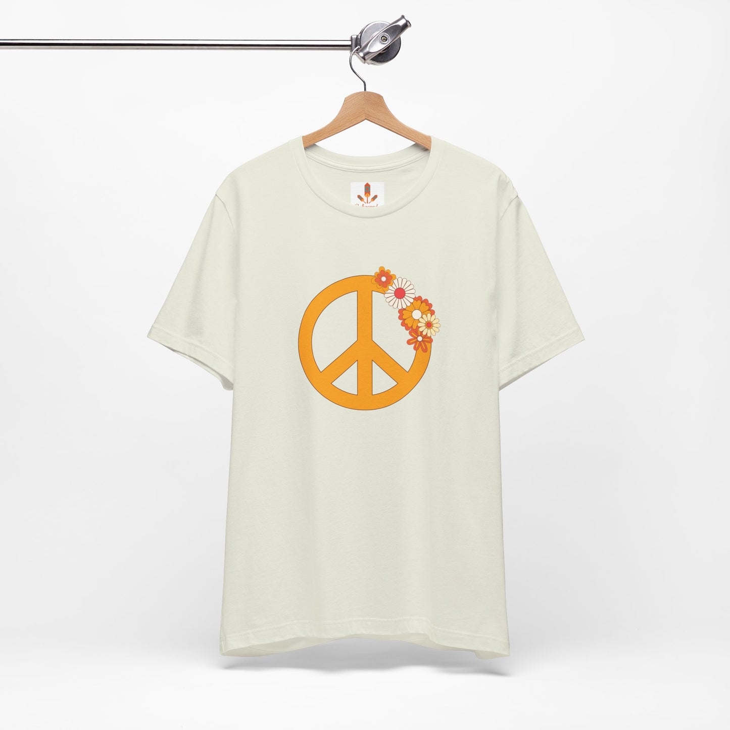 Peace Sign with Flowers T-shirt