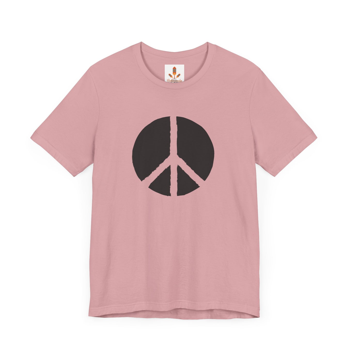 Simple Peace Sign Design T-shirt