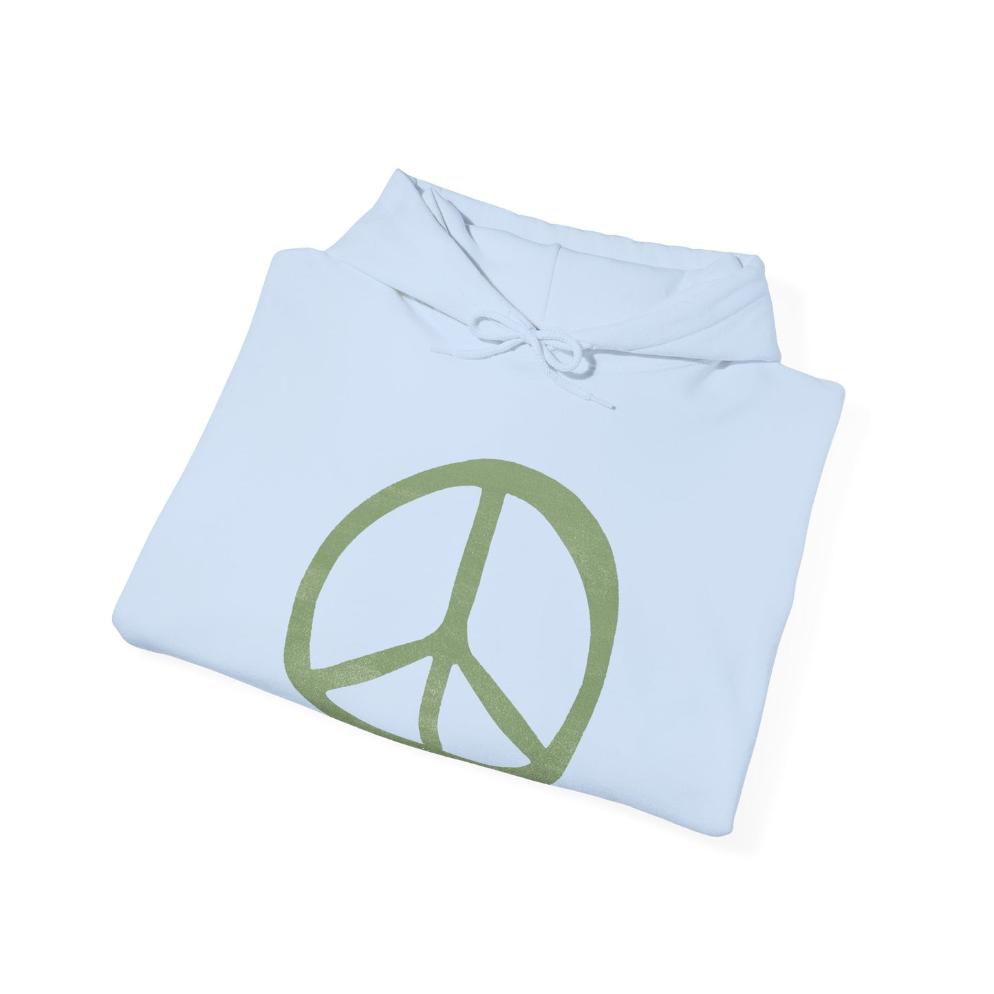 Green Peace Sign Hoodie